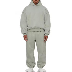 Survêtements de sport décontractés à capuche pour hommes, respirants, pour l'hiver, vente en gros OEM 2026, pour le jogging, la course et l'entraînement, avec logo personnalisé pour équipe, 100 % coton - Product Image 3