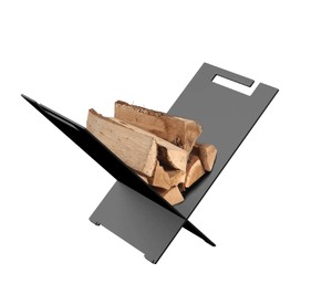 Metal Firewood <b>Rack</b> Luxury Iron Rectangle <b>Log</b> Holder with Powder Coated Finish Best Metal <b>Log</b> Holder - Product Image 2