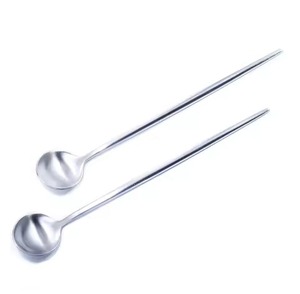 Unique Design Metal Tea <b>Spoon</b> Stainless Steel Coffee <b>Spoon</b> Sugar Stirring <b>Spoon</b> Dessert Cutlery Dining <b>Table</b> Use - Product Image 2