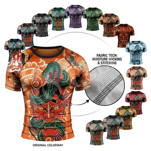 เสื้อรัดรูปออกกำลังกายสำหรับเล่นโยคะ ฟิตเนส ว่ายน้ำ เล่นเซิร์ฟ ระบายอากาศได้ดี ทนทาน ดีไซน์ใหม่ไม่ซ้ำใคร แขนสั้น สำหรับฤดูร้อน ปี 2026 - Product Image 1