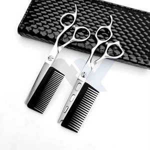 Tijeras de Peluquería con Peine Integrado, Diseño Personalizado, Acero Inoxidable, Grado Profesional, Tijeras de Peluquería Renovables - Product Image 2