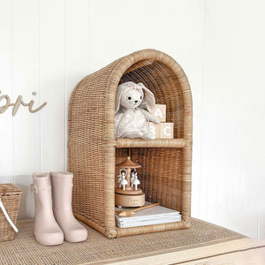 Étagère en rotin, la meilleure solution de rangement pour la chambre d'enfant, bibliothèque en forme de maison - Product Image 2