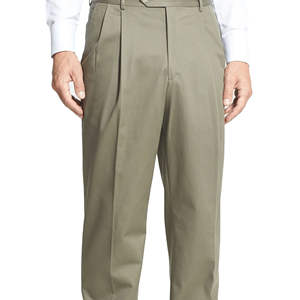 Nouveau pantalon habillé slim à rayures pour homme – Formel, décontracté, de bureau – Coupe ajustée, design élégant en tissu – OEM ODM - Product Image 1