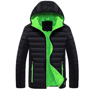New OEM Mens Puffer Windbreak <b>Waterproof</b> Customize Men Quilted Cotton <b>Jacket</b> for <b>Winter</b> Casual <b>Jackets</b> - Product Image 3