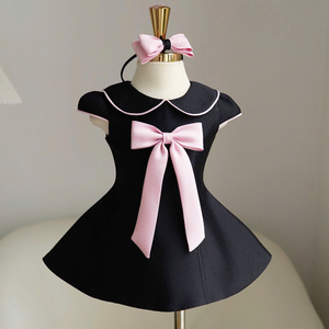 Vestido de Fiesta Elegante con Cuello Peter Pan y Lazo Frontal para Niñas, Modelo 16 Nhung Nguyen, Fabricante OEM - Product Image 3