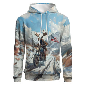 Sudadera con Capucha de Ciclismo Casual de Invierno de Calidad de Exportación, Color Sólido, Logotipo Personalizado, Construcción de Forro Polar Duradero, Secado Rápido, Transpirable, para Exteriores - Product Image 1