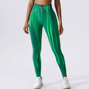 Leggings de Yoga de Cintura Alta para Mujer, Transpirables, Sin Costuras, con Diseño AND1, Tejido de Algodón/Bambú para Entrenamiento y Running - Product Image 3