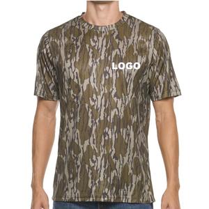 Camiseta de Hombre 100% Algodón, Manga Corta, Corte Regular, Ecológica, Personalizada, con Estampado Digital de Pesca, Diseño Bottomland - Product Image 3