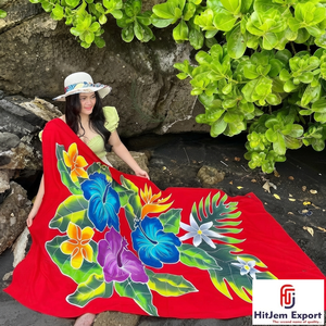Pareo de plage hawaïen personnalisé, sarong tropical, Fidji, Samoa, Bora Bora, fournisseur de services de fabrication sur mesure en Inde - Product Image 3