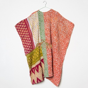 High Quality Women's 100% Cotton Kantha Vintage Quilted <b>kaftan</b> Casual Dress Breathable <b>Kaftan</b> - Product Image 3