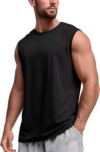Camiseta Deportiva sin Mangas de Secado Rápido y Ajuste Ceñido para Baloncesto, Entrenamiento, Running, Transpirable, Chaleco para Hombre - Product Image 4