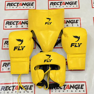 Ensemble de boxe professionnel de qualité supérieure, ensemble de sparring personnalisé avec logo, équipement de combat, ensemble de sparring en gros, ensemble d'entraînement en cuir véritable - Product Image 3