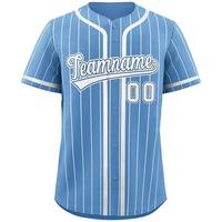 Maillot de baseball personnalisé pour hommes, manches courtes, nom et numéro personnalisés, col de baseball en polyester respirant, imprimé par sublimation, 220g