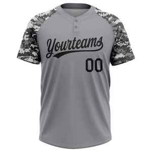 เสื้อเบสบอลแบบย้อนยุคคุณภาพดี ระบายอากาศได้ดี ออกแบบได้ตามต้องการ สำหรับผู้ใหญ่ สไตล์ใหม่ แขนสั้น ชุดกีฬา - Product Image 3