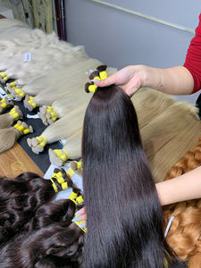 Extensiones de Cabello Humano Virgen al por Mayor, 100g, Alta Calidad, Naturales, Onduladas, Super Double Drawn - Product Image 6