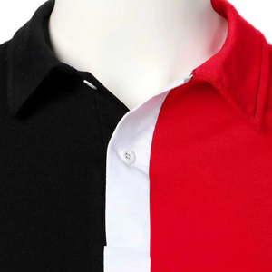 Camiseta Polo Personalizada con Logotipo, 100% Algodón para Hombre, Transpirable, de Dos Colores, Estilo Casual, Talla Grande - Product Image 4