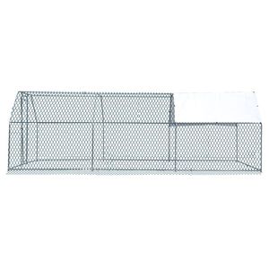 Grand enclos métallique 20 x 10 pieds pour poulets, volailles, lapins, chats, chiens, avec couverture imperméable pour poulailler et abri de ferme - Product Image 3