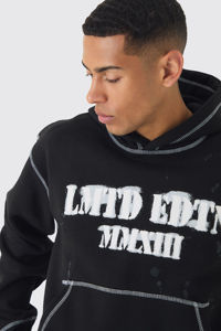 Survêtements d'entraînement personnalisés pour hommes : pantalon de survêtement évasé coupe ajustée et sweat à capuche, broderie, imprimé, collection hiver - Product Image 6