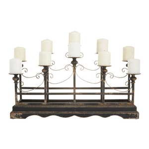 Portavelas de Hierro Resistente al Calor, Ecológico y Duradero, Diseño Premium, Ligero, Decoración Moderna para el Hogar, Artículos para Espacios de Vida, Bodas - Product Image 1