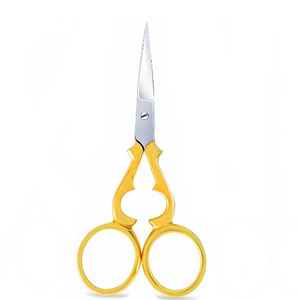 กรรไกรตัดเล็บมือเล็บเท้า คิ้ว จมูก ขนตา กรรไกรตัดหนังกำพร้าแบบมืออาชีพ สีทองอ่อน กรรไกรตัดเล็บโค้ง เครื่องมือแต่งหน้า - Product Image 3