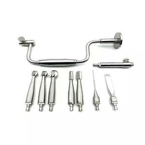 Hudson Brace 3 Burrs 3 Perforators Manual Stainless Steel Surgical <b>Instruments</b> Ce Certified Class I <b>Neurosurgery</b> - Product Image 3
