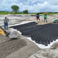 Système de confinement cellulaire en géocell HDPE de 150 mm de hauteur pour la stabilisation de la base routière