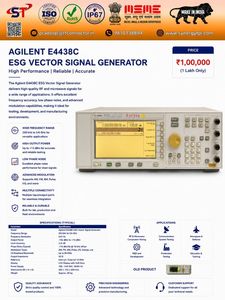 เครื่องกำเนิดสัญญาณไมโครเวฟ Agilent E4438C ESG Vector RF สำหรับการทดสอบ พัฒนา และผลิตในประเทศอินเดีย - Product Image 1