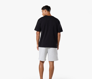 Camiseta de algodón de manga corta para hombre, estilo hipster, para gimnasio, culturismo, informal, lisa, cuello redondo, ajustada. - Product Image 3