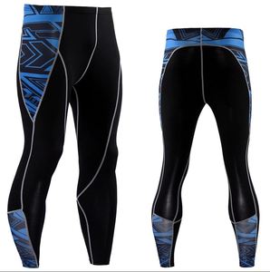 High Quality Elastic Closure <b>Men's</b> <b>Compression</b> Breathable Quick Dry Solid Knee-Length Gym Sport <b>Tights</b> Leggings - Product Image 4