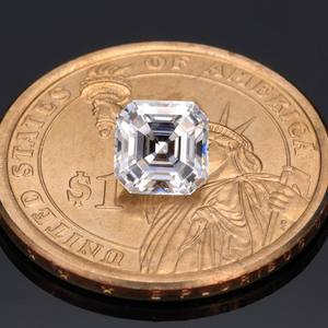 Diamante Cultivado en Laboratorio con Corte Asscher, Piedra Suelta, Color DEF, VVS1, Anillo de Compromiso al por Mayor, Gema Blanca Certificada CVD - Product Image 2