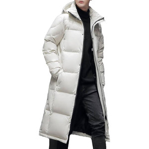 Parka longue matelassée résistante au vent, protection ultime contre le froid, rembourrage épais, pour activités de plein air - Product Image 6