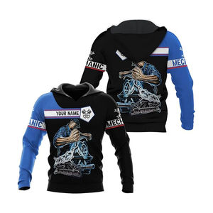 Chemises 100 % coton imprimées 3D intégrales pour hommes/femmes, motif boîte à outils à capuche, nom personnalisé brodé, motif uni pour le printemps - Product Image 2