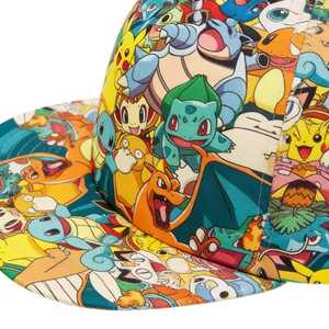 Unisex Pokémon Character Printed <b>Baseball</b> <b>Cap</b> Sublimation Heat Transfer 100% Polyester Street Style Casual Adult Hat - Product Image 4