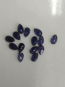 Natural Purple Iolite 8x5MM Pear Cut Best Quality Loose Gemstone with Pleochroic Effects for Jewelry Making - Product Image 4