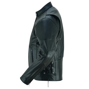 Fabricación de Ropa para Hombre, Chaqueta de Cuero para Hombre de Primera Calidad con Logotipo Personalizado, Nuevo Diseño - Product Image 5