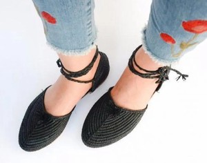 Handmade <b>Raffia</b> <b>Sandals</b> – Women’s Summer Shoes, Beach Ballerinas, Moroccan Artisan <b>Sandals</b> - Product Image 2