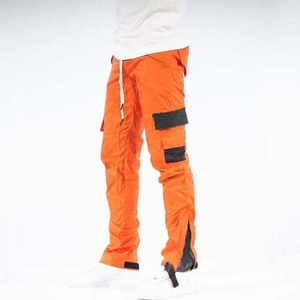 Pantalones Jogger Casuales para Hombre con Logotipo Personalizado, Cintura con Cordón, Transpirables, de Lona, con Bolsillos con Cremallera, Pantalones Cargo para Correr, de Cintura Media, de Secado Rápido - Product Image 5