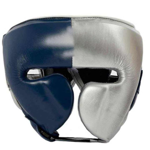 RTS Wholesale Price Custom Logo With Genuine Leather Boxing Set <b>Training</b> And Sparring Gloves <b>Head</b> Guard Groin Guard AS-BG-4705 - Product Image 2