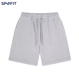 Pantalones Cortos Unisex de Verano con Logotipo Personalizado, 420g, Transpirables, Ecológicos, con Cordón Ajustable, Impresión por Transferencia de Calor, Efecto Desteñido por el Sol - Product Image 5