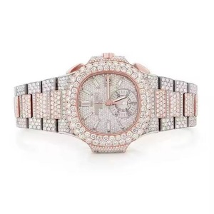 นาฬิกาข้อมือเพชรโมอิสซาไนต์สุดหรู สไตล์ฮิปฮอปสำหรับผู้ชาย ราคาขายส่ง - Product Image 3