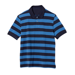 Polo de Rugby para Hombre con Rayas y Detalles en Contraste 2026, Estilo Casual Elegante, Manga Corta, Corte Entallado, Azul Marino, Rojo y Negro, Ropa Deportiva - Product Image 1