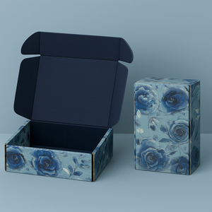 Boîtes d'expédition en carton ondulé écologiques personnalisées avec impression couleur et fermeture à rabat - Product Image 1