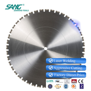 Disco de Sierra de Diamante para Muro, Profesional, de Alta Resistencia, Soldado con Láser, Personalizado, para Máquinas de Corte de Concreto Pesado, Marca SANG - Product Image 1