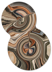 Luxury Organic Shape Hand Tufted Wool Silk <b>Rug</b> <b>Abstract</b> Marble Swirl Designer Area Carpet Custom Modern <b>Rug</b> - Product Image 4