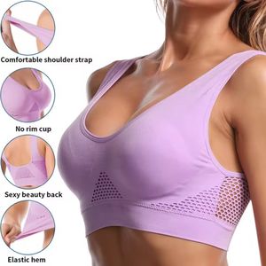 Sujetador Deportivo Transpirable para Mujer, Sin Costuras, con Copas, Bralette Transpirable, Sin Varillas, Cómodo, para Correr, Fitness, Yoga - Product Image 2
