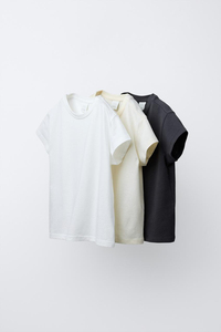 T-shirt blanc pour homme en jersey 100% coton, coupe classique, logo imprimé sur le devant, poids lourd, style High Street - Product Image 2