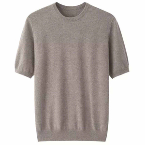 T-shirt Oversize en Coton Coupe Ample Épaules Tombantes Manches Courtes Col Rond Uni Décontracté Quotidien Grande Taille Vêtements en Gros - Product Image 4