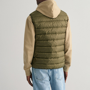 Chaleco Acolchado Sin Mangas para Hombre, Chaleco de Invierno Transpirable, Informal, de Alta Calidad, con Cuello Alto, de Algodón - Product Image 4