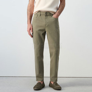 Straight Fit Comfortable Casual Men <b>Jeans</b> Pant High Quality Eco-Friendly Breathable Smooth Texture Fabric Perfect Office <b>Work</b> - Product Image 2