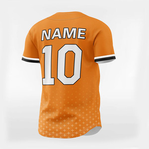 Camiseta de Béisbol Sublimada Personalizada con Logotipo, Camiseta de Béisbol al por Mayor Barata, Camiseta de Béisbol con Botones para Hombre - Product Image 5
